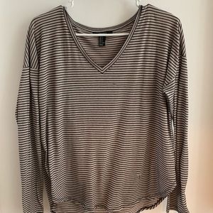 F21 Taupe/Black Long Sleeve